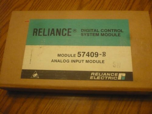New  Reliance 57409-B Analog Input Module
