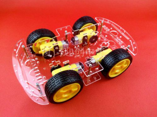 DC 3v 5V 6V 4WD Smart Robot Car Chassis Kits for arduino with Speed Encoder