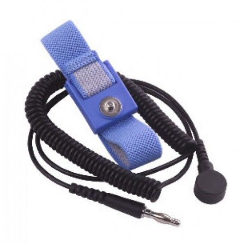Transforming technologies wrist strap set adjustable 4mm blue fabric for sale