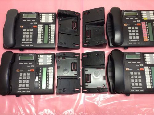 Lot of 4 T7316E Charcoal Nortel Norstar Networks Office Phones