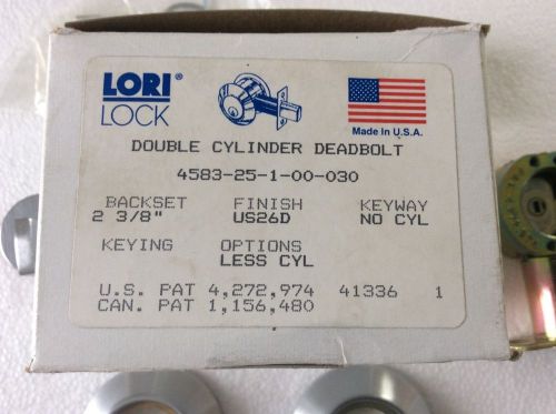 10pcs Lori Locks Double Cylinder Deadbolt....