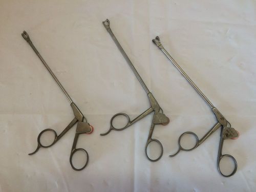 Linvatec Shutt Suture Punch ACL Shoulder Right Left Straight ~ Lot of 3