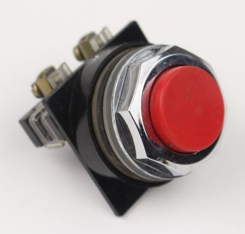 General Electric Red Momentary Push Button 1NO CR104PBG10R2 USG
