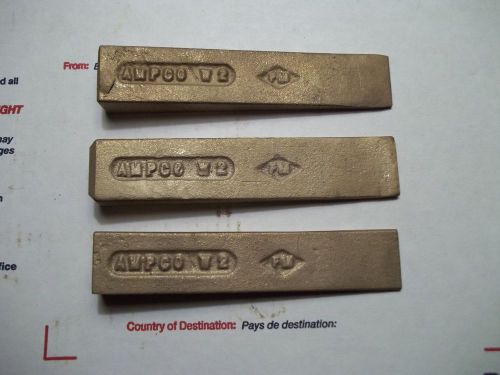 New 3pc set ampco brass wedges w-2 auto tools machinist mechanic berylco wedge for sale