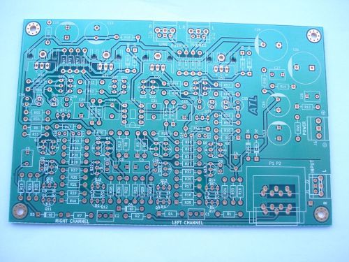 Pcb for preamplifier headphone amp with jfet or bjt frontend &amp; diamond buffer for sale