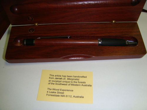 Ballpoint pen made from Jarrah in Australia