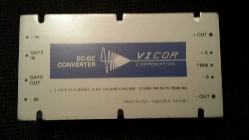 (1) VI230CV VICOR DC/DC DC-DC CONVERTER 48V INPUT 5V OUTPUT