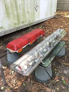 Code 3 firetruck light bar tow plow lightbar amber 2 lightbars 1 auction . for sale