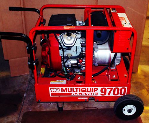 Multiquip ga97he generator 9.7kw 120/240v, 18 hp elect.start for sale