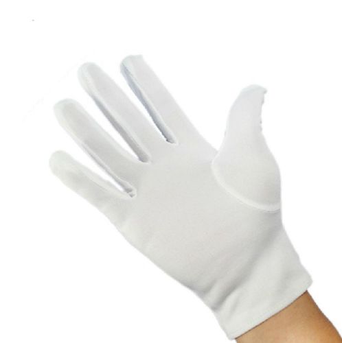 Cheap 1Pair Practical Medium Thick Household Sanitary Gloves White Cotton