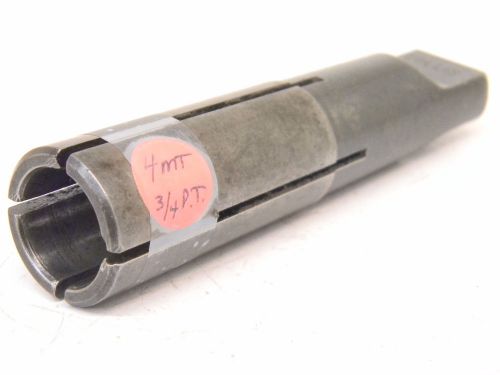 USED COLLIS #4MT x .750&#034; PIPE TAP SPLIT SLEEVE ADAPTER / TAP DRIVER 74452