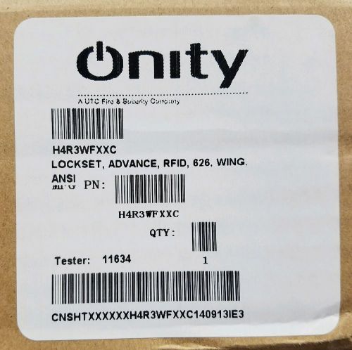 Onity Advance RFID Door Lockset Wing 626 Model AP11500A New