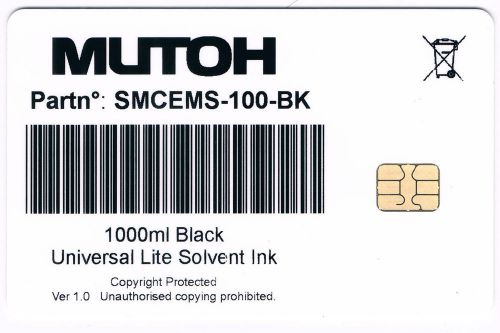 Mutoh Smart Card (Black 1000ml v.1.0) for Mutoh Valuejet Printers.