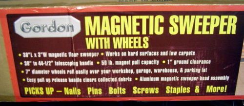 ** 30 inch - MAGNETIC SWEEPER - 50 pound magnetic pull - UNUSED - new in box