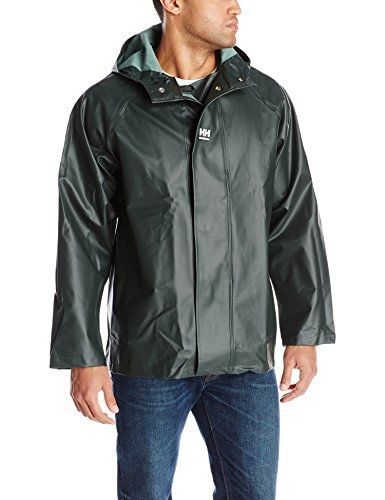 Helly hansen workwear highliner fishing jacket, dark green, xs for sale