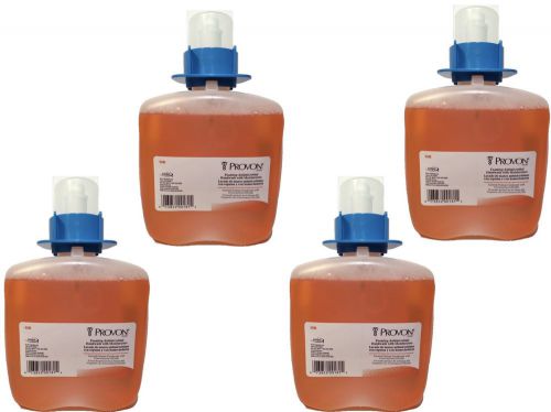 (4) provon 5186-03 foaming antimicrobial handwash soap refill gojo,1250ml fmx-12 for sale
