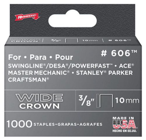 Arrow 1000pk 3/8&#034; Heavy Duty Staple 606