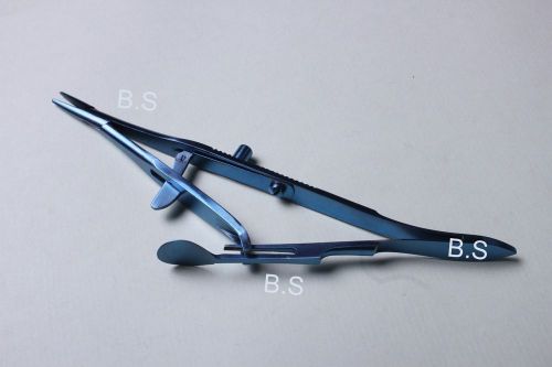 Titanium Kalt Needle Holder Heavy 12mm Jaws Locking Handle Ophthalmic Instrument