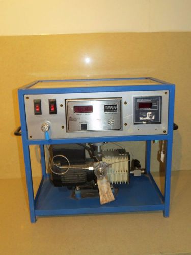 Varian model sd-40 rotary pump set-granville 275 meter &amp; gauge-ncc control-(sd5) for sale