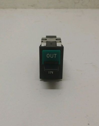 New MCI Coach IN / OUT Rocker Switch 7J-8-49. Microswitch AML 20 Series