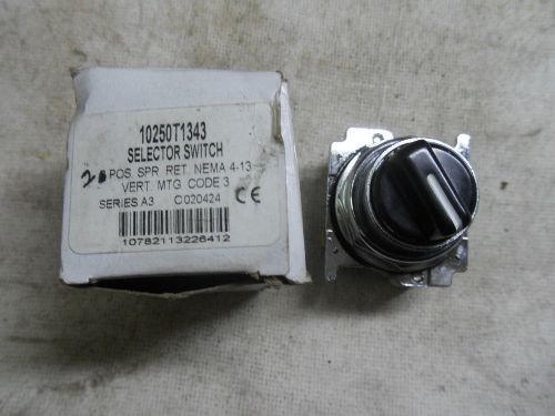(l17) 1 new cutler hammer 10250t1343 selector switch for sale