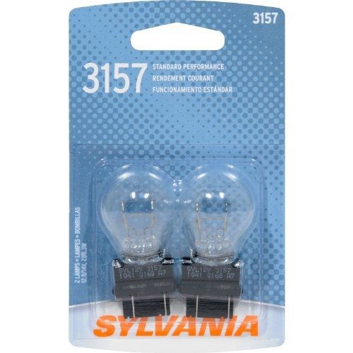SYLVANIA 3157 Basic Miniature Bulb, (Pack of 2)