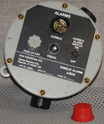 NOS Imo Industries DFM Marine bilge single alarm J/Box for 115V shipboard use