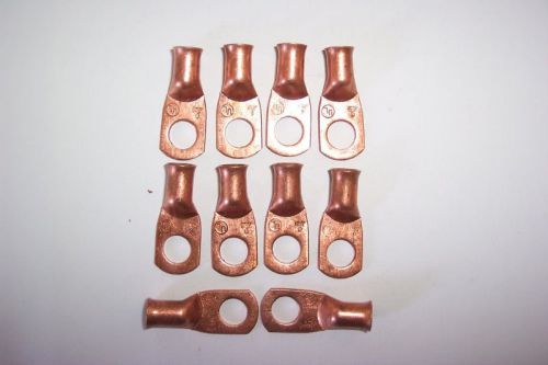 10-cable lugs crimp or solder type equivelant to t-62 cable size 6 thru 2, cl-35 for sale