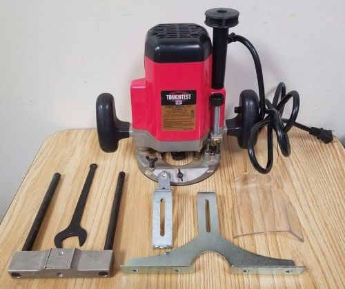 ToughTest M1R-DQ03-12 Electric Corded Plunge Router 2-1/4 HP 1/2&#034; Guide &amp; Bag