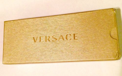 Versace olympia vr9030015 yellow gold plated italian rollerball pen for sale