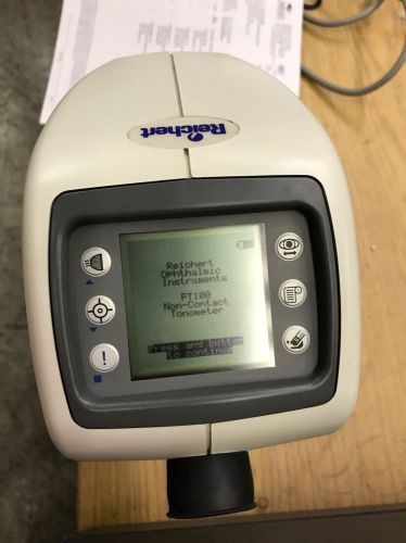 Reichert &#034;Portable PT 100&#034; Non Contact Tonometer NCT Never Used!!