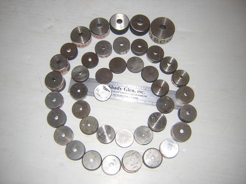 ~.025 to ~1.5&#034; bore gage setting rings, metrology standard, choose your size(s) for sale