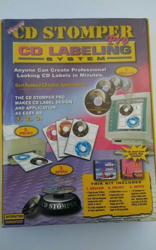 Cd stomper pro cd labeling system - brand new in sealed package for sale
