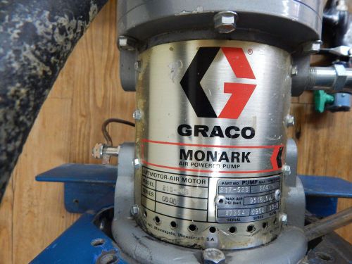 Graco monark 215-363 1 gpm air powered pump paint sprayer with g40 gun c90a for sale