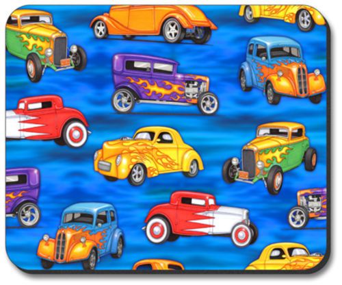 Hot rods mouse pad - by art plates® - mp-499 for sale