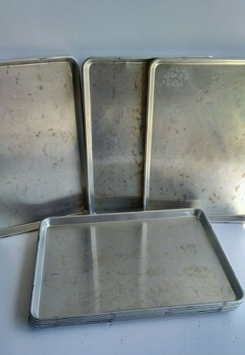 LOT of 8! Three Quarter Bakers Commercial Aluminum Baking Sheet! 3/4 Cooking Pan