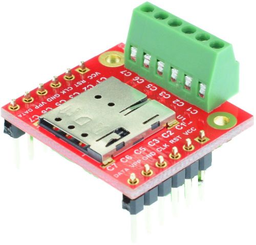 Nano SIM card socket breakout board (Push In - Push Out Type) SIMn-PSPS-BO-V1A