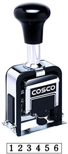 Cosco Automatic Numbering Machine, 6-Digits, 8 Modes, Black Ink (026138)