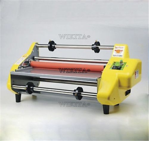17.5&#034; A2 Roll Laminator Four Roller Hot Cold Laminating Machine For 442Mm Pape F