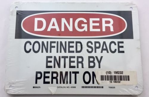 7 x 10 Aluminium Danger Sign