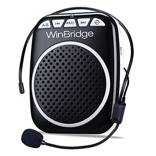 Winbridge wb001 ultralight portable voice amplifier waist support mp3 format for for sale