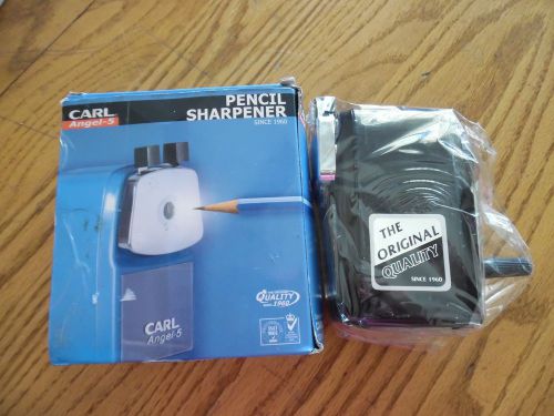 New Carl Angel-5 Heavy Duty Pencil Sharpener for Teachers, Helps With Classroom