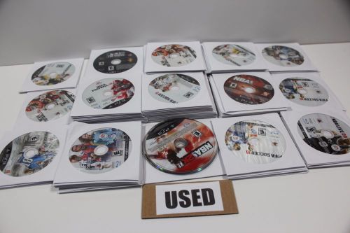 Lot of 135 Used PS3 Playstation 3 Sports Game NBA, MLB, PGA Tours, Etc