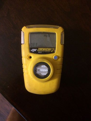 Bw gas alert clip 2 personal h2s monitor/detector for sale