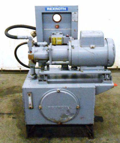 Rexroth aa10vs028dflr/30r-pkc63n00 hydraulic power unit, 5 hp, 20 gal. 1800 rpm for sale