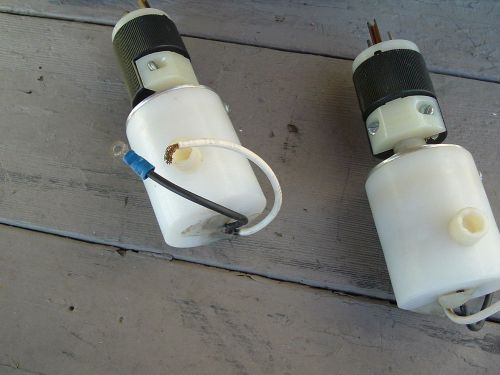 LOT OF 2 HBL5266C ROTORY COUPLER SLIP RING 2 WIRE CORD REEL 5-15P DRUM OPENER