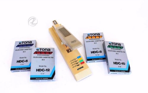 Etona EC 3 Stapler Heavy Duty 2 – 100 Sheets 4 Boxes Staples 1/4 1/2, 3/8, 5/16