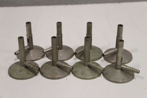Lot of (8) Fisher Central Scientific Lab High Temperature Natural Gas Burner