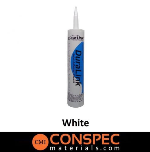 Chemlink Duralink Super Adhesive Sealant WHITE - 10.1 oz Cartridge
