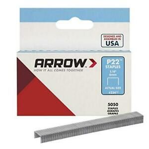 Arrow Fastener 224 Genuine P22 1/4-Inch Staples, 5,050-Pack